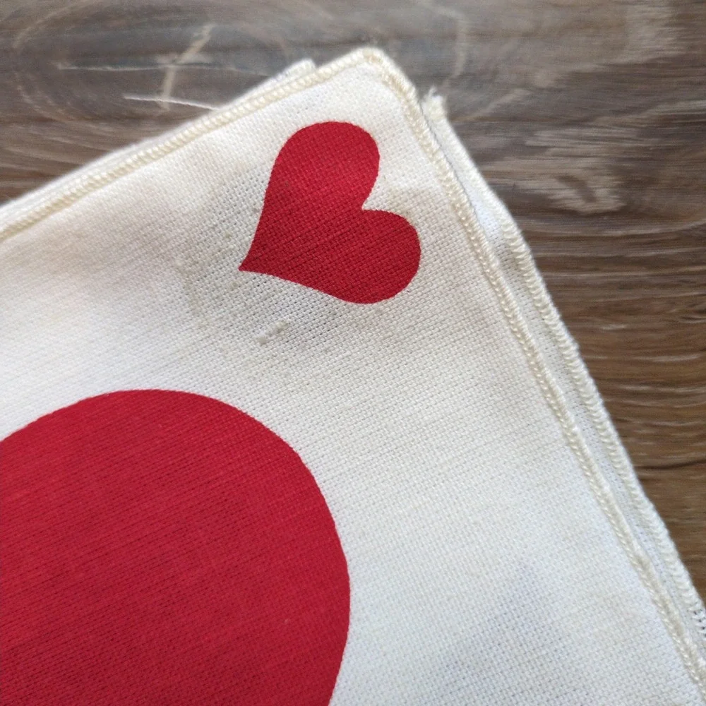 Vintage Fallani & Cohn Playing Card Cloth‎ Napkins Set Of 4 Poker Game Night